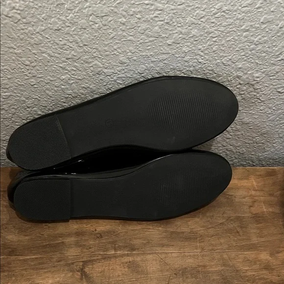 Journey collection Kim Black Patent Leather Women's Flats size 11 - Picture 6 of 7
